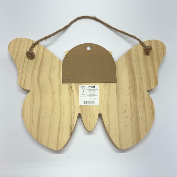 NWT Paint it Yourself Natural Wood Butterfly Wall Decor - Picture 2 of 2